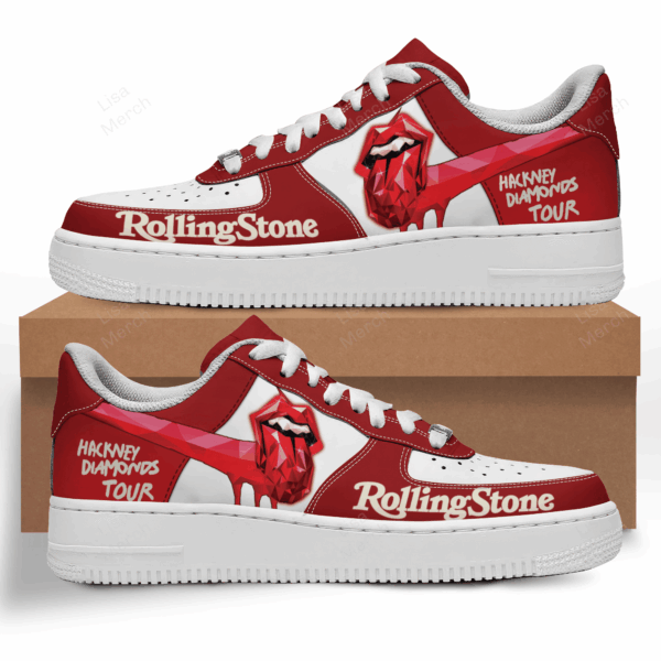 Tubopro The Rolling Stones Air Low-Top Sneakers Shoes For Men And Women - Image 2