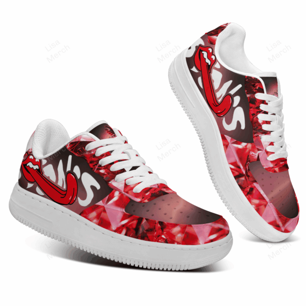 Tubopro The Rolling Stones Air Low-Top Sneakers Shoes For Men And Women - Image 2