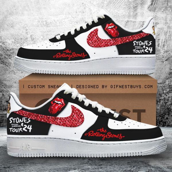 Tubopro The Rolling Stones Air Low-Top Sneakers Shoes For Men And Women