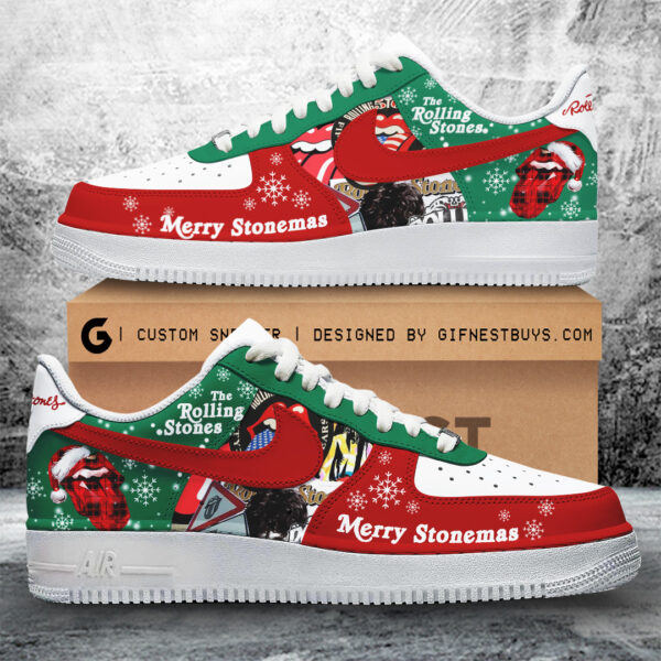 Tubopro The Rolling Stones Air Low-Top Sneakers Shoes For Men And Women