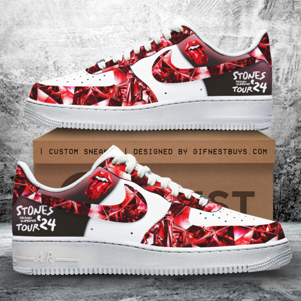 Tubopro The Rolling Stones Air Low-Top Sneakers Shoes For Men And Women