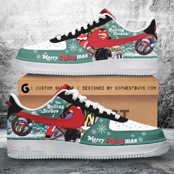 Tubopro The Rolling Stones Air Low-Top Sneakers Shoes For Men And Women