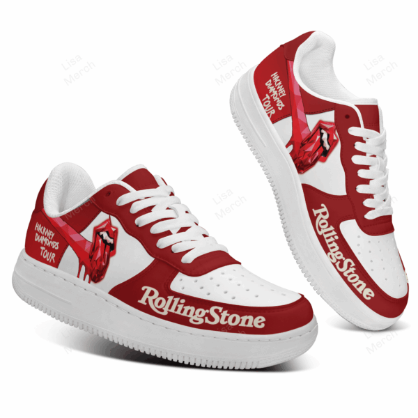 Tubopro The Rolling Stones Air Low-Top Sneakers Shoes For Men And Women - Image 3