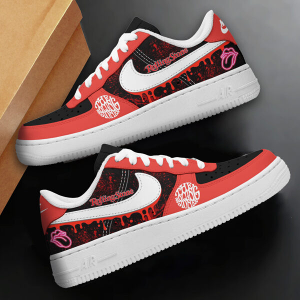 Tubopro The Rolling Stones Air Low-Top Sneakers Shoes For Men And Women - Image 2