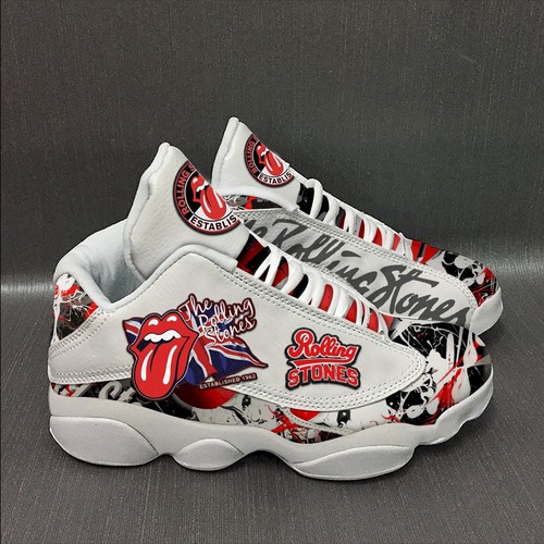 Tubopro The Rolling Stones AJ13 Sneakers Shoes For Men And Women