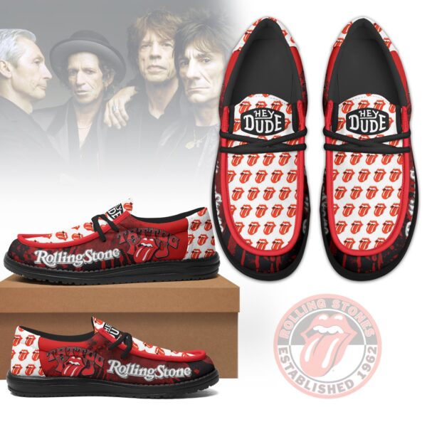 Tubopro The Rolling Stones Personalized Hey Dude Shoes For Men And Women