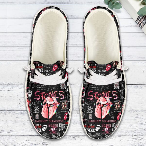 Tubopro The Rolling Stones Personalized Hey Dude Shoes For Men And Women