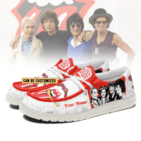 Tubopro The Rolling Stones Personalized Hey Dude Shoes For Men And Women - Image 2