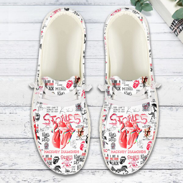 Tubopro The Rolling Stones Personalized Hey Dude Shoes For Men And Women