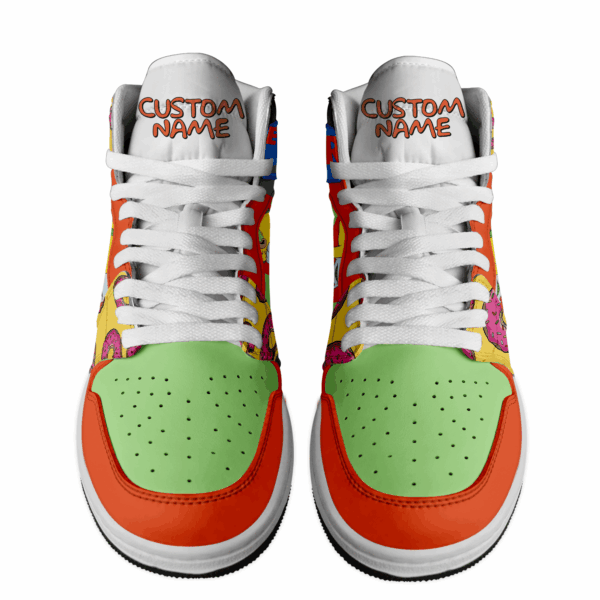 Tubopro The Simpsons AJ1 High Sneakers Shoes For Men And Women - Image 3