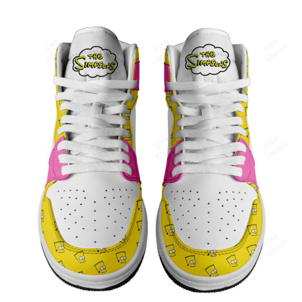 Tubopro The Simpsons AJ1 High Sneakers Shoes For Men And Women - Image 3