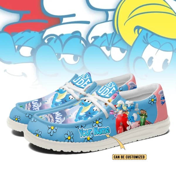 Tubopro The Smurfs Personalized Hey Dude Shoes For Men And Women