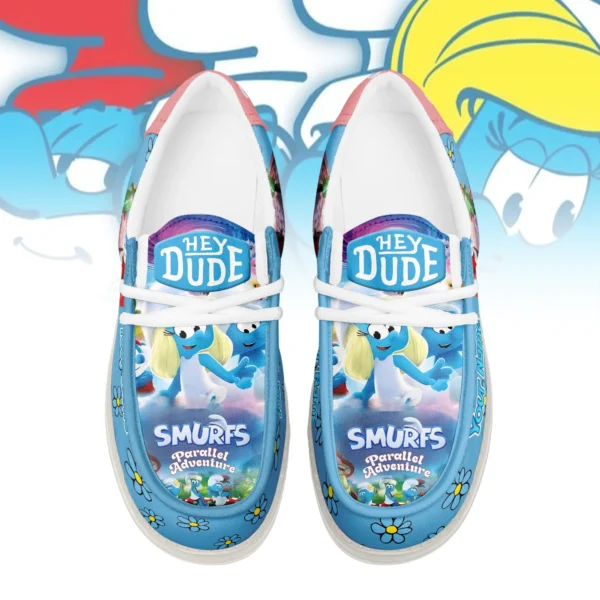 Tubopro The Smurfs Personalized Hey Dude Shoes For Men And Women - Image 3