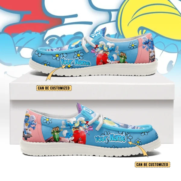 Tubopro The Smurfs Personalized Hey Dude Shoes For Men And Women - Image 2