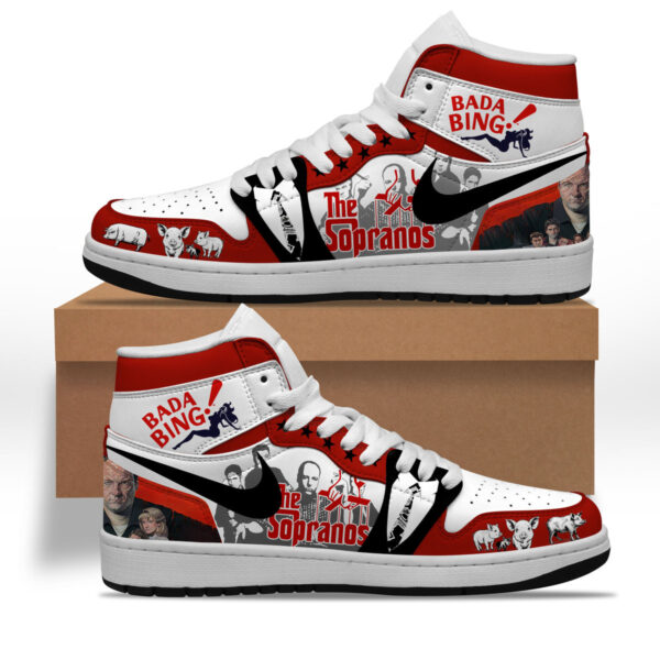 Tubopro The Sopranos AJ1 High Sneakers Shoes For Men And Women - Image 2
