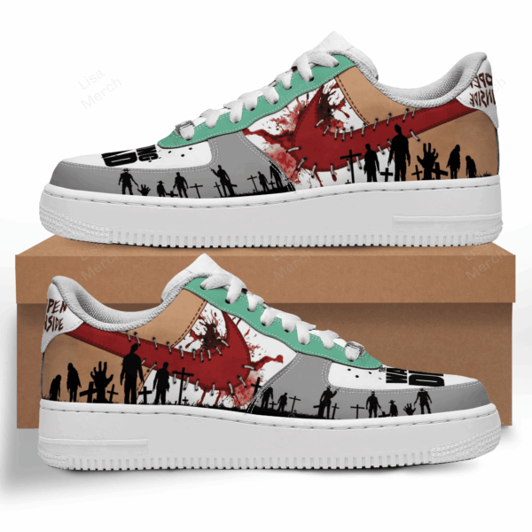 Tubopro The Walking Dead Air Low-Top Sneakers Shoes For Men And Women - Image 2