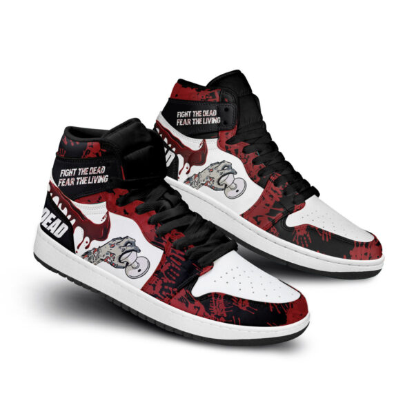 Tubopro The Walking Dead AJ1 High Sneakers Shoes For Men And Women - Image 2