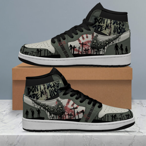 Tubopro The Walking Dead AJ1 High Sneakers Shoes For Men And Women