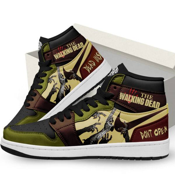 Tubopro The Walking Dead AJ1 High Sneakers Shoes For Men And Women - Image 3