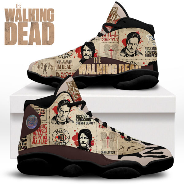 Tubopro The Walking Dead AJ13 Sneakers Shoes For Men And Women