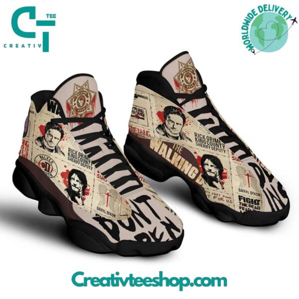 Tubopro The Walking Dead AJ13 Sneakers Shoes For Men And Women - Image 3