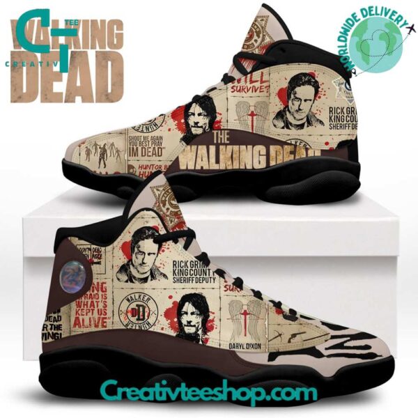 Tubopro The Walking Dead AJ13 Sneakers Shoes For Men And Women