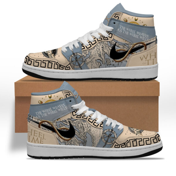 Tubopro The Wheel Weaves as the Wheel Wills AJ1 High Sneakers Shoes For Men And Women