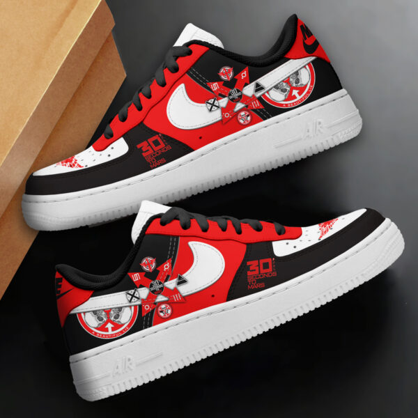 Tubopro Thirty Seconds to Mars Air Low-Top Sneakers Shoes For Men And Women - Image 4
