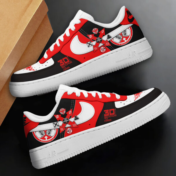 Tubopro Thirty Seconds to Mars Air Low-Top Sneakers Shoes For Men And Women - Image 2