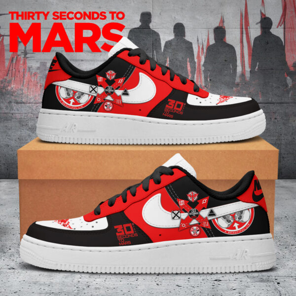 Tubopro Thirty Seconds to Mars Air Low-Top Sneakers Shoes For Men And Women - Image 3