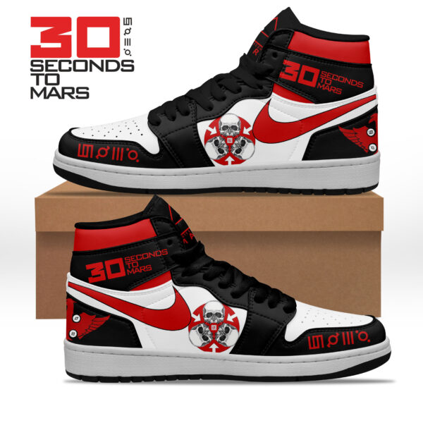 Tubopro Thirty Seconds to Mars AJ1 High Sneakers Shoes For Men And Women