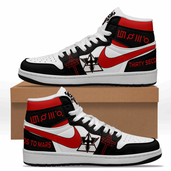 Tubopro Thirty Seconds to Mars AJ1 High Sneakers Shoes For Men And Women