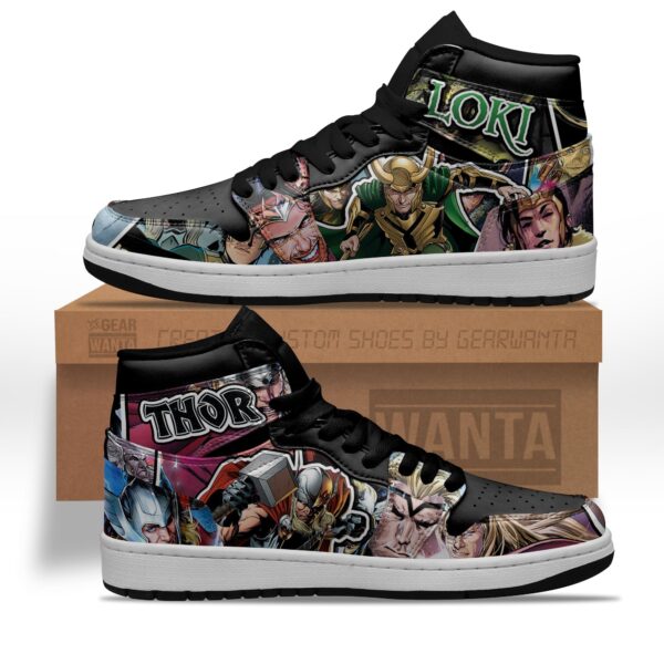 Tubopro Thor and Loki AJ1 High Sneakers Shoes For Men And Women