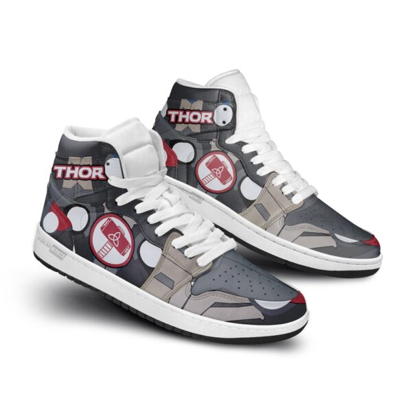 Tubopro Thor Mjolnir Hammer AJ1 High Sneakers Shoes For Men And Women - Image 2