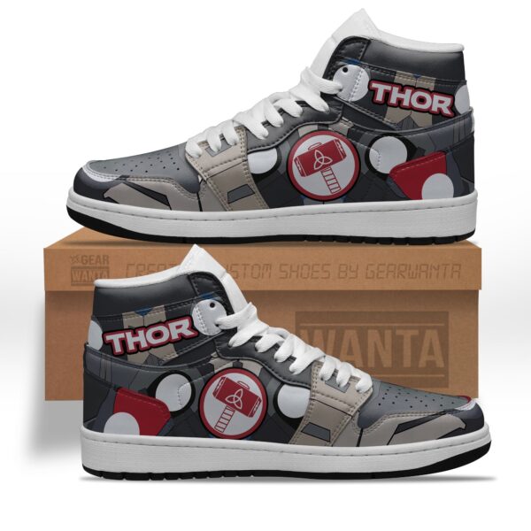 Tubopro Thor Mjolnir Hammer AJ1 High Sneakers Shoes For Men And Women