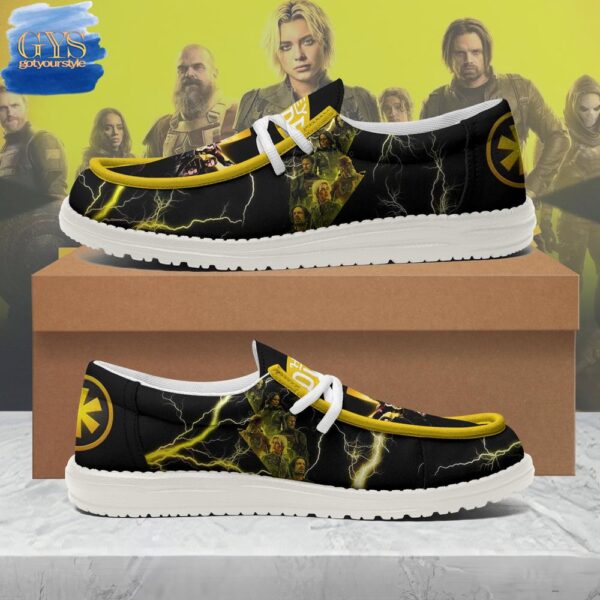 Tubopro Thunderbolts Personalized Hey Dude Shoes For Men And Women
