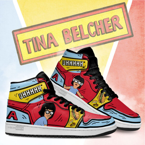 Tubopro Tina Bobs Burger AJ1 High Sneakers Shoes For Men And Women - Image 3