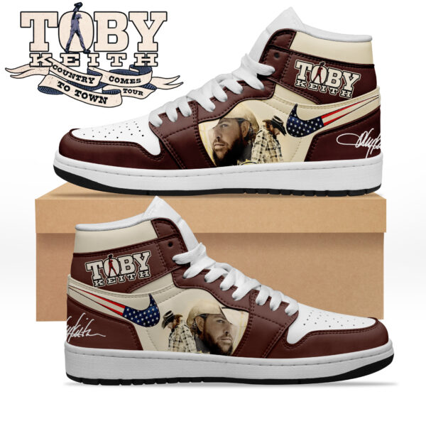 Tubopro Toby Keith AJ1 High Sneakers Shoes For Men And Women
