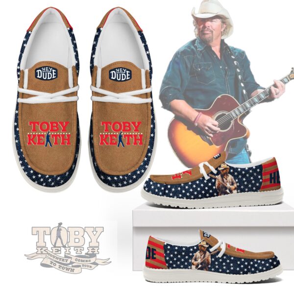Tubopro Toby Keith Personalized Hey Dude Shoes For Men And Women