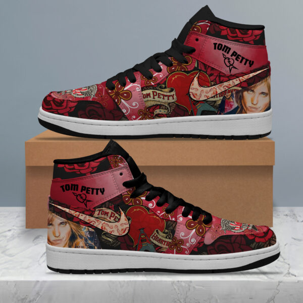 Tubopro Tom Petty AJ1 High Sneakers Shoes For Men And Women