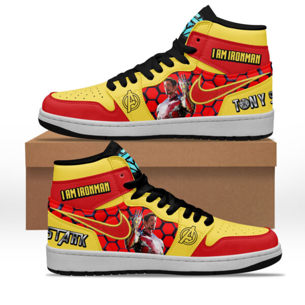 Tubopro Tony Stark AJ1 High Sneakers Shoes For Men And Women