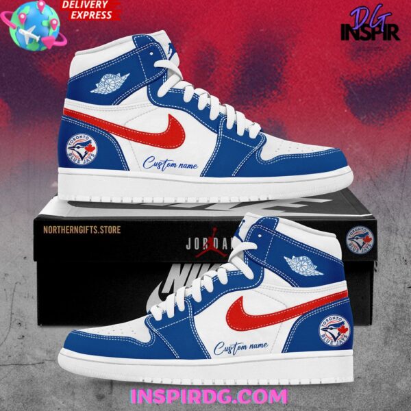 Tubopro Toronto Blue Jays AJ1 High Sneakers Shoes For Men And Women