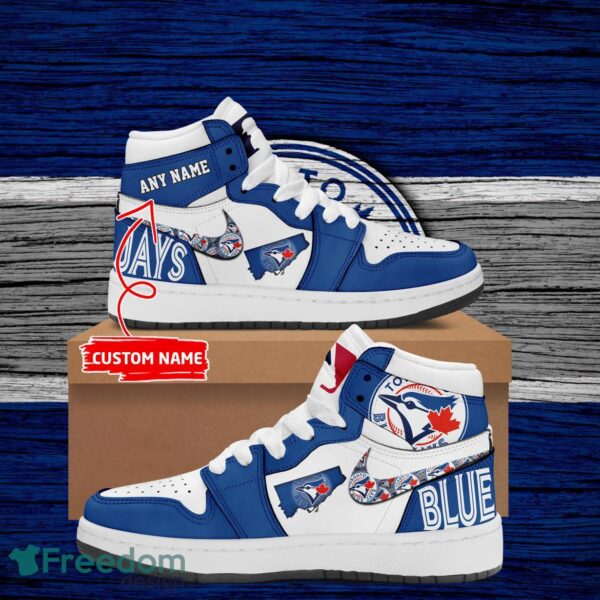Tubopro Toronto Blue Jays AJ1 High Sneakers Shoes For Men And Women