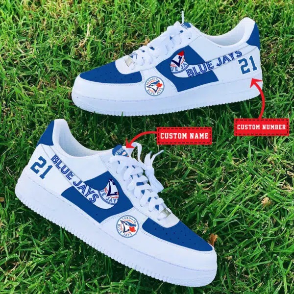 Tubopro Toronto Blue Jays MLB Air Low-Top Sneakers Shoes For Men And Women
