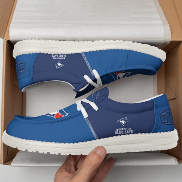 Tubopro Toronto Blue Jays Personalized Hey Dude Shoes For Men And Women - Image 3
