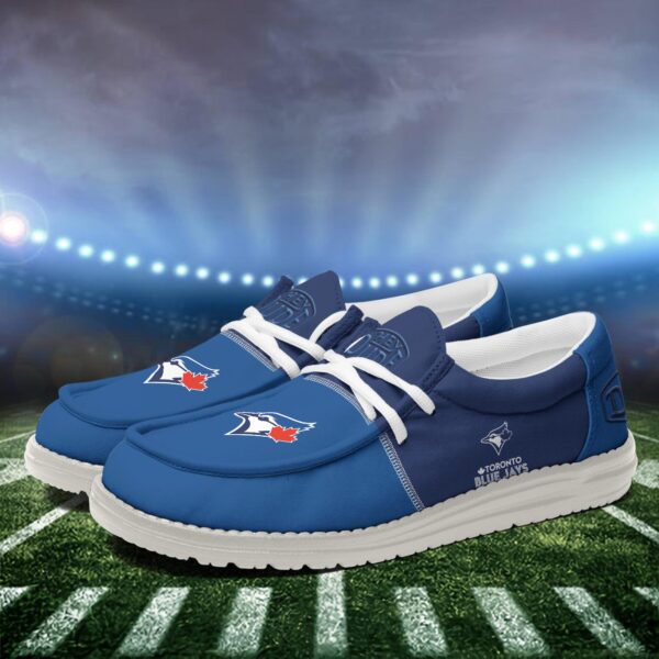 Tubopro Toronto Blue Jays Personalized Hey Dude Shoes For Men And Women - Image 4