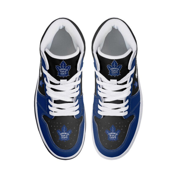 Tubopro Toronto Maple Leafs AJ1 High Sneakers Shoes For Men And Women - Image 3