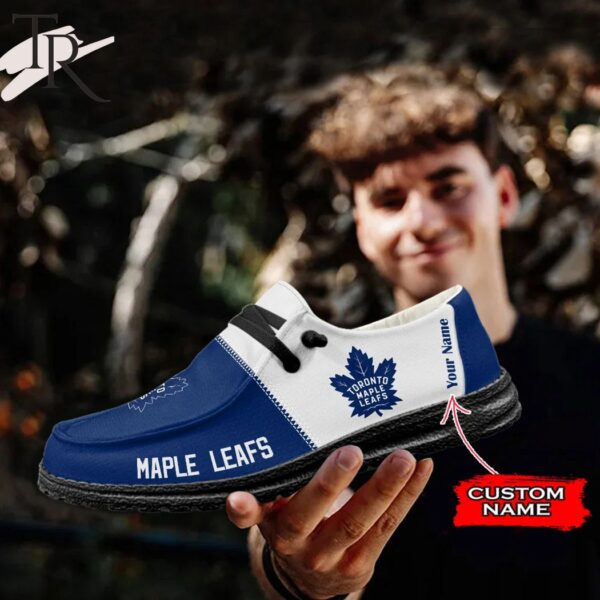Tubopro Toronto Maple Leafs Personalized Hey Dude Shoes For Men And Women - Image 6