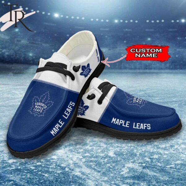 Tubopro Toronto Maple Leafs Personalized Hey Dude Shoes For Men And Women - Image 5