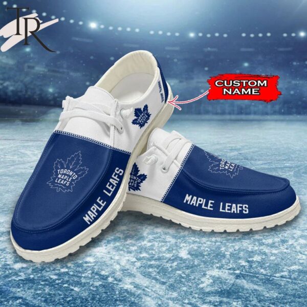 Tubopro Toronto Maple Leafs Personalized Hey Dude Shoes For Men And Women